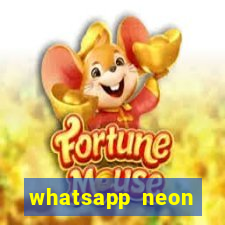 whatsapp neon consiga mais